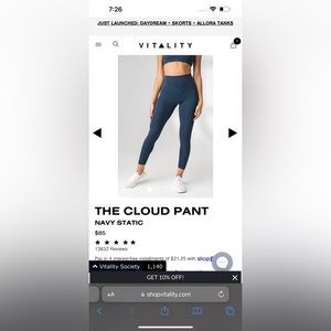 Navy Static new leggings